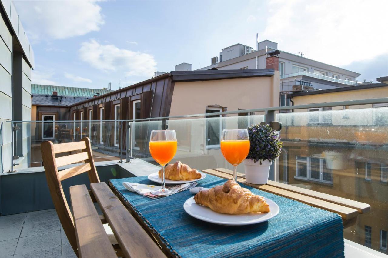 Modern Apartment Charvatova Prag Exterior foto